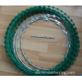 BTO-22 Green Powder Coated Concertina Razor Barbed Wire
